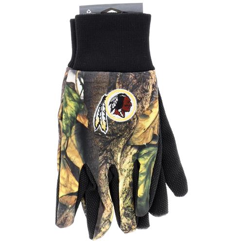 Wholesale ZNFL REDSKINS CAMO SPORT UTILITY GLOVES WITH DOTS