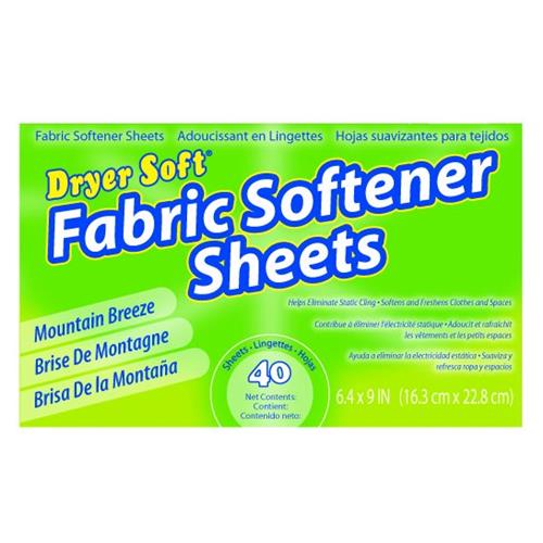 Wholesale USE #WAPA012  -Dryer Fabric Softner Sheets 6.4" x 9" - Mountain Breeze