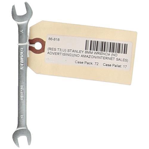 Wholesale STANLEY 8-9MM DOUBLE OPEN END WRENCH (NO ADVERTISING-NO AMAZON-INTERNET)
