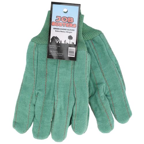 Wholesale GREEN CHORE GLOVES X/LARGE