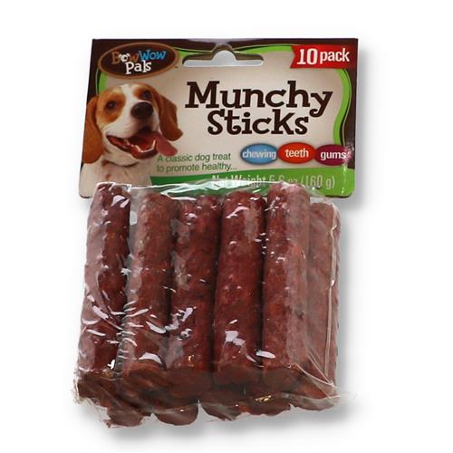 Wholesale 10PK MUNCHY STICKS DOG TREATS