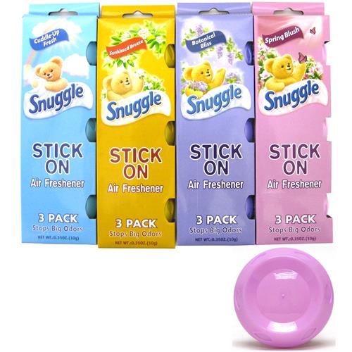 Wholesale Snuggle Stick-On Air Freshner 3pk Assortment
