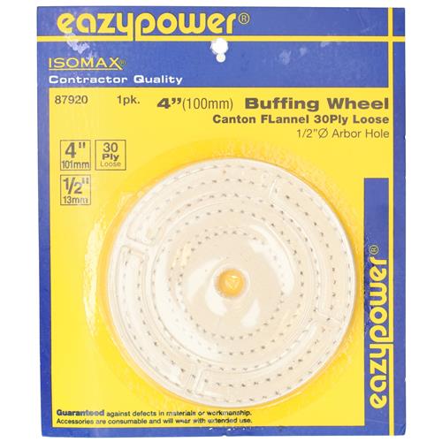 Wholesale 4'' BUFFING WHEEL 30 PLY 1/2'' ARBOR