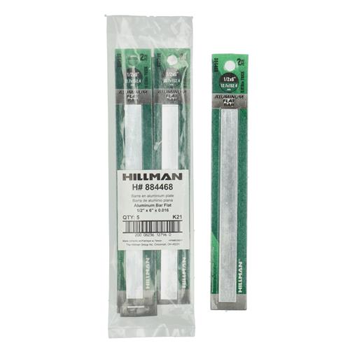 Wholesale HILLMAN 2PC ALUMINUM FLAT BAR 1/2''x6'' .016'' THICK