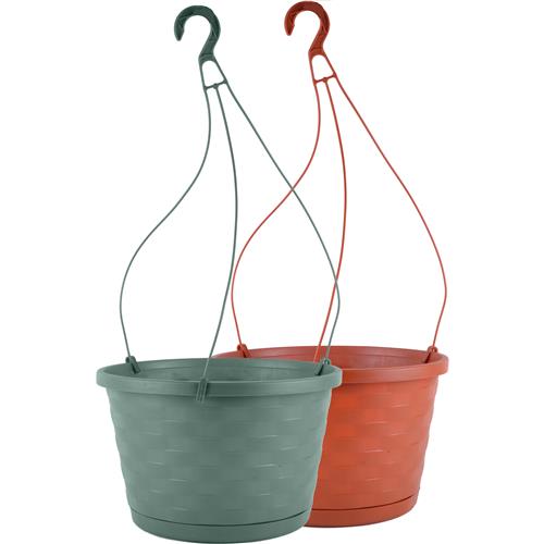 Wholesale Hanging Planter Poly Basket Terra Cotta or Fern GLW