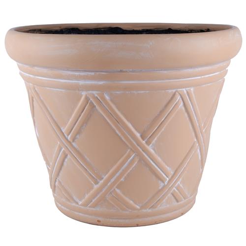 Wholesale Fiberglass Planter 16"""" Taupe GLW