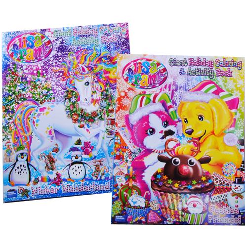 Wholesale Lisa Frank Coloring & Activity Book 2 Tiles 96 Pag