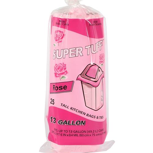 Wholesale Super Tuff Rose Tall Kitchen Bag 13 Gallon Twist T