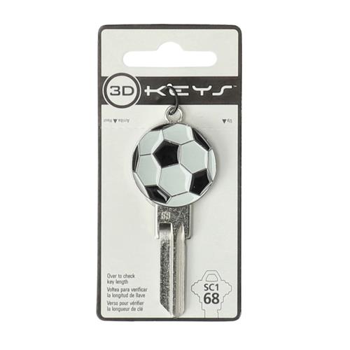 Wholesale HILLMAN 3D SOCCER BALL KEY BLANK 66-KW1