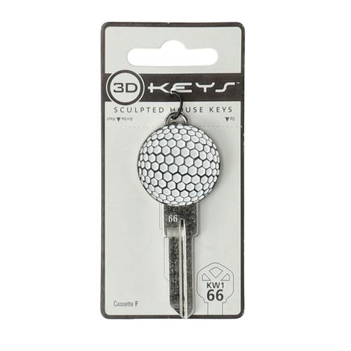 Wholesale HILLMAN 3D GOLF BALL KEY BLANK 66-KW1