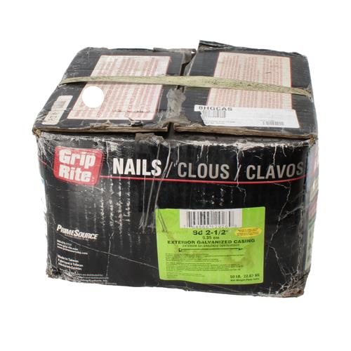 Wholesale GRIP-RITE 50LB CASING NAILS 8Dx2-1/2'' EXTERIOR GALVANIZED