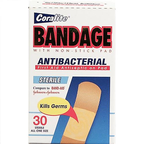 Wholesale Coralite Antibacterial Bandages (.75" x 3")