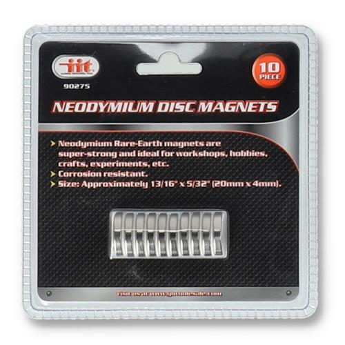 Wholesale 10PC 20MM ROUND NEODYMIUM MAGNETS