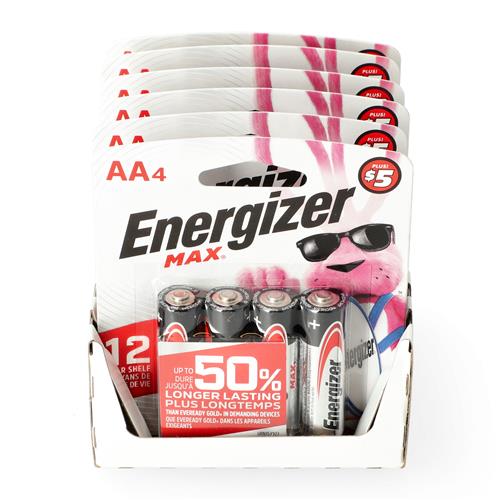 Wholesale ENERGIZER MAX BTTRY AA 4 pk $5 PREPRICE