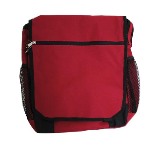 Wholesale Messenger Bag w/ Flap Red 12""""x14"""" PP9.00 GLW