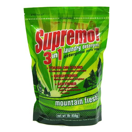 Wholesale use # 433912BC Detergent Powder Supremo! 3n1 Laundry Detergent-Mountain Fresh