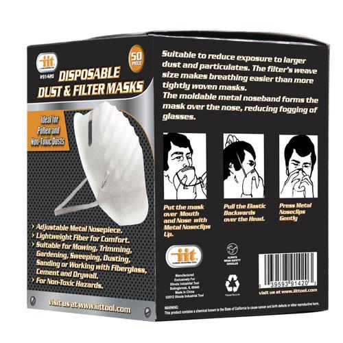 Wholesale 50 Pack Disposable Dust & Filter Masks