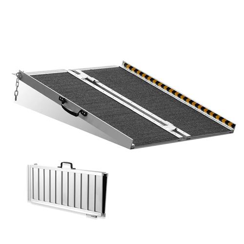 Wholesale VEVOR Portable Wheelchair Ramp, 3 ft 800 lbs Capacity, Non-Slip Aluminum Folding