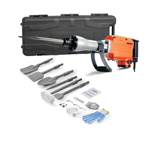 Wholesale VEVOR 3500W CORDED DEMOLITION JACK HAMMER WITH CASE