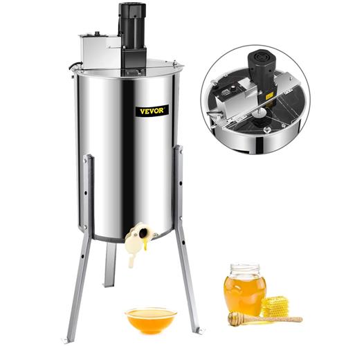 Wholesale VEVOR Electric Honey Extractor 3 Frame Bee Extractor Stainless Steel Honey Spinn