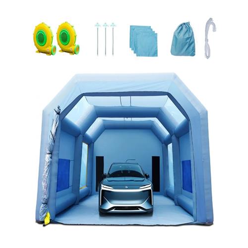 Wholesale VEVOR INFLATABLE PAINT BOOTH WITH BLOWER 4x3x2.75 METER Inflatable Paint Booth, 