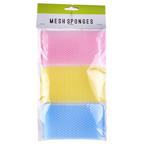Wholesale Sponges - Nylon Mesh 5.75" x 3.25" x 0.75" by G