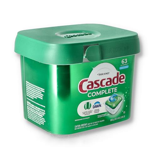 Wholesale CASCADE COMPLETE 63 COUNT DISHWASHER PODS FRESH SCENT