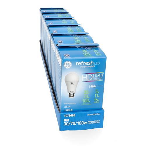 Wholesale GE REFRESH 3-WAY A19 LED BULB