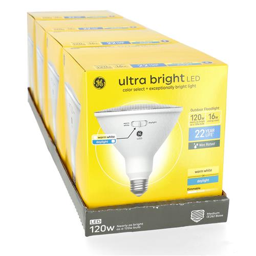 Wholesale GE ULTRA BRIGHT 16=120W WET RATED LED PAR 38 FLOODLIGHT WARM WHITE OR DAYLIGHT