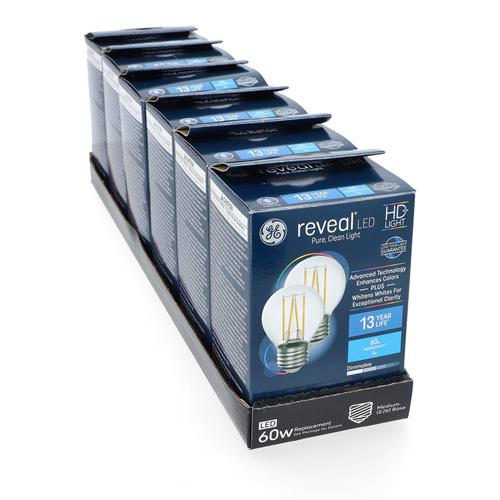 Wholesale Reveal LED 60W Clear G16.5 (2-Pack)