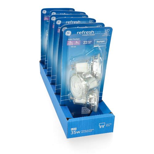 Wholesale GE REFRESH 3PK 4=35W PAR16 DAYLIGHT INDOOR FLOODLIGHT BULBS GU10 BASE