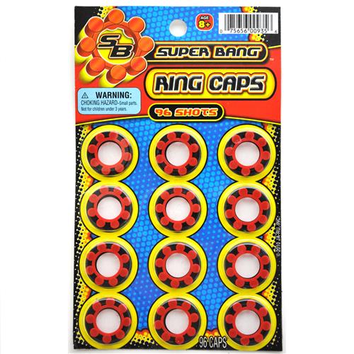 Wholesale Super Bang Ring Caps 96 Shots per Package