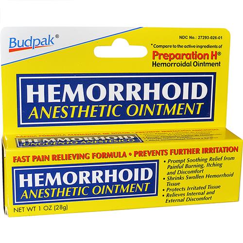Wholesale Bud Pak Hemorrhoidal Ointment