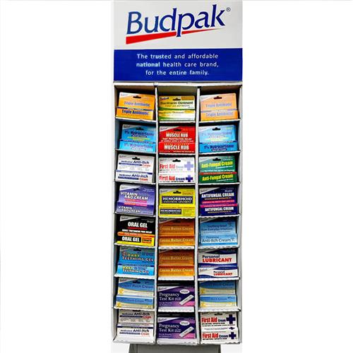 Wholesale Bud Pak floor display with assorted Top-selling ointments