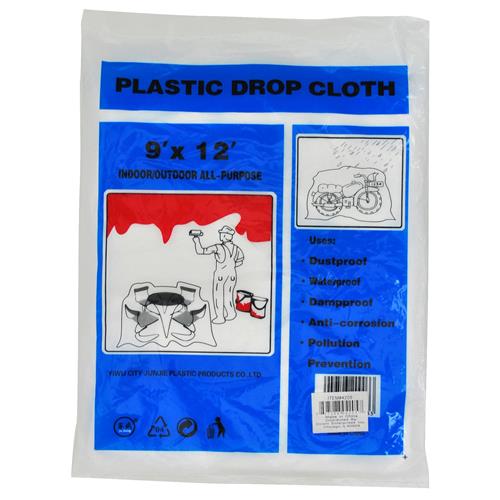 Wholesale Plastic Drop Cloth 9' x 12' All -Purpose