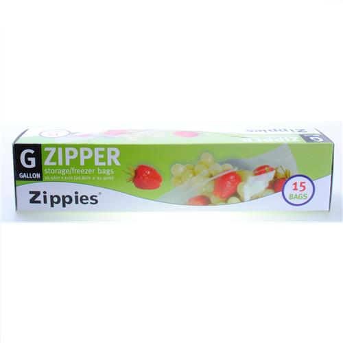 Wholesale Zippies Gallon Freezer Bags GLW