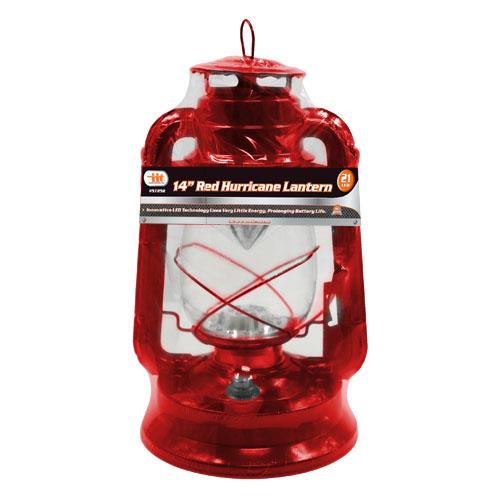 Wholesale 14" 21 LED Red Hurricane Lantern