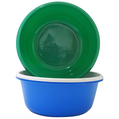 Wholesale Large Round Bowl 11.5""""-Assorted Blue, Rose, Green