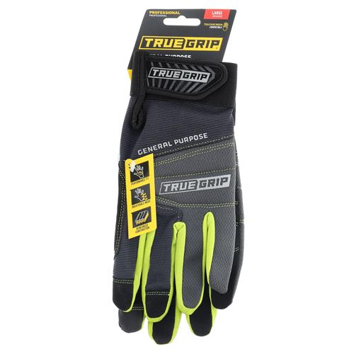 Wholesale TRUEGRIP GENEARL PURPOSE TOUCHSCREEN GLOVES LARGE
