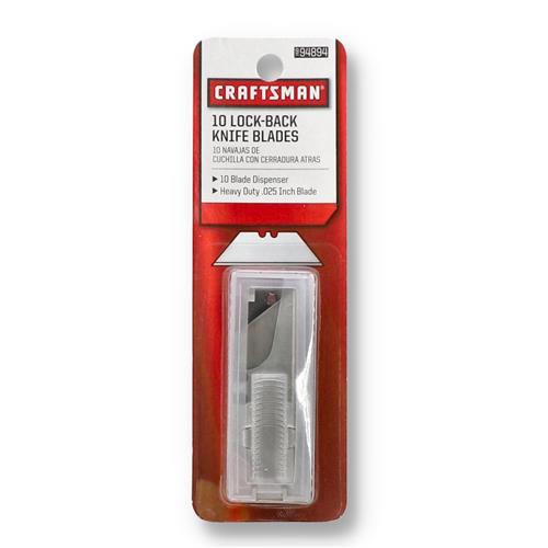 Wholesale CRAFTSMAN 10PC UTILITY KNIFE BLADES IN DISPENSER