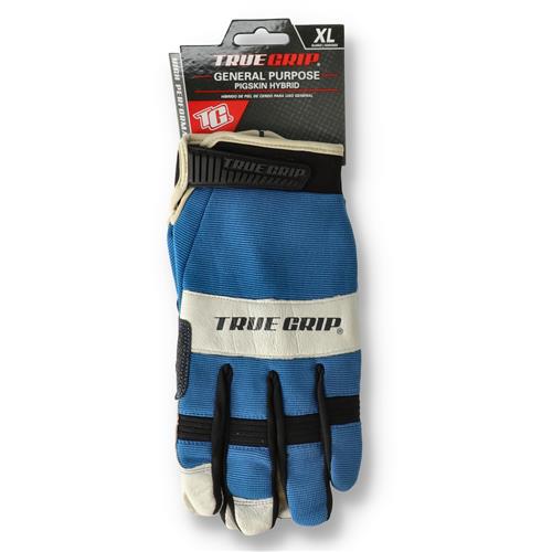 Wholesale TRUE GRIP PIGSKIN HYBRID GENERAL PURPOSE GLOVES X-LARGE
