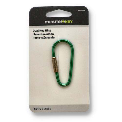 Wholesale MINUTE KEY OVAL KEY RING ASSORTED COLORS