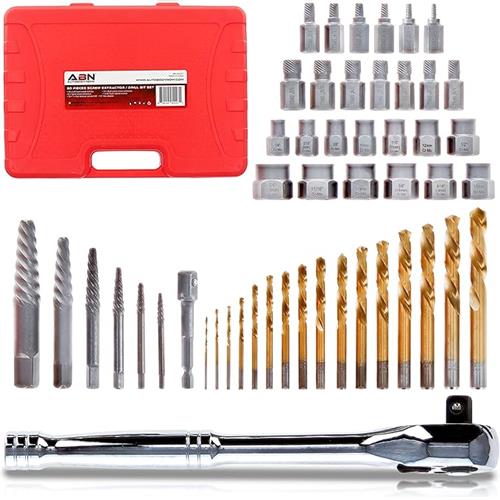 Wholesale ABN  50pc RACHET SCREW EXTRACTOR & DRILL BIT SET w/CASE