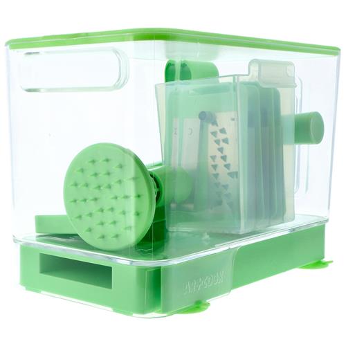 Wholesale ZULTIMATE SPIRALIZER VEGETABLE SLICER GREEN BROWN BOX