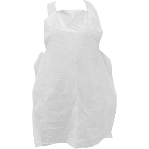 Wholesale ZWHITE PLASTIC APRON 28x46"" 1 M