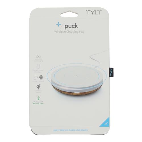 Wholesale PUCK QI WIRELESS CHARGING PAD CHARGED UP TO 10W