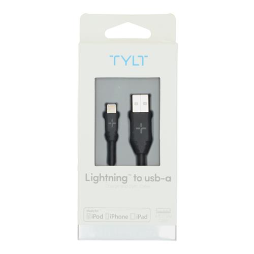 Wholesale 4' LIGHTNING TO USB-A DATA CABLE BLACK