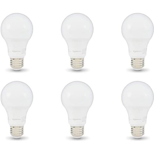 Wholesale 6PK 9=60W A19 LED BULB WARM WHITE NON DIMMABLE
