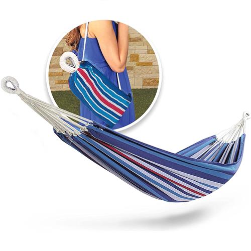 Wholesale HAMMOCK IN A BAG 40x72'' AMERICA'S CUP STRIPE