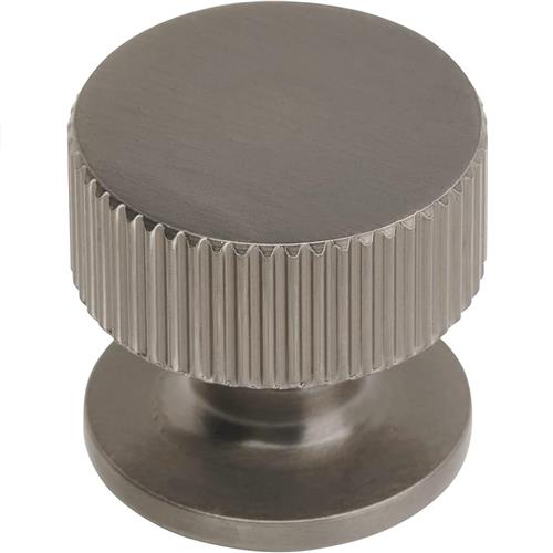 Wholesale 1-1/4'' CABINET KNOB BLACK BRUSHED NICKEL CARRIGAN